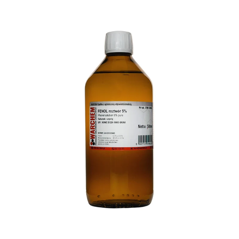 PHENOL 5%ige Lösung - rein 500ml WARCHEM