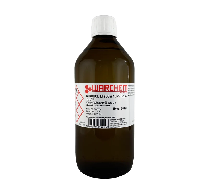 ETHYL ALKOHOL 96% - CZDA 500ml WARCHEM