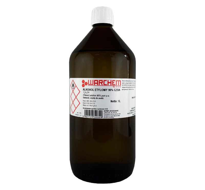 ETHYLALKOHOL 96% - CZDA 1L WARCHEM