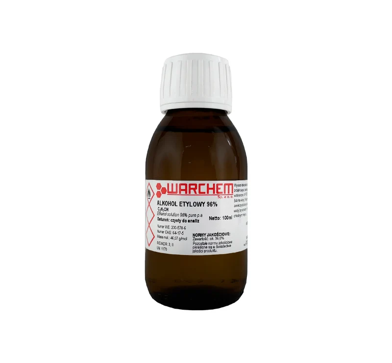 ETHYL ALKOHOL 96% - CZDA 100ml WARCHEM