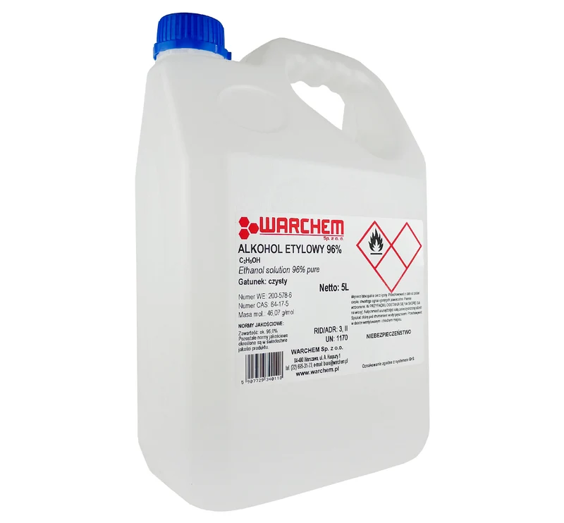 ETHYL ALKOHOL 96% - rein 5L WARCHEM