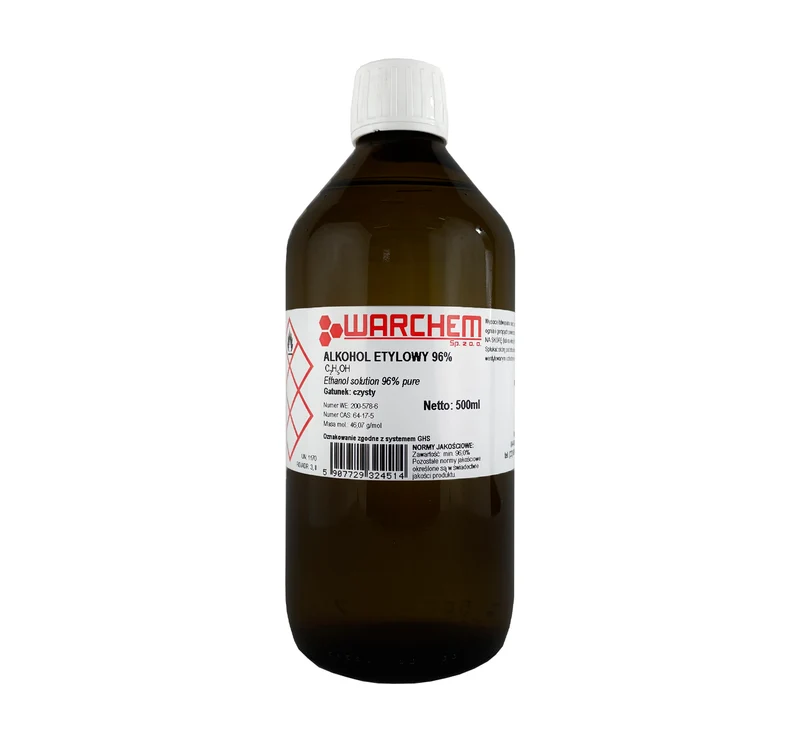 ETHYL ALKOHOL 96% - rein 500ml WARCHEM