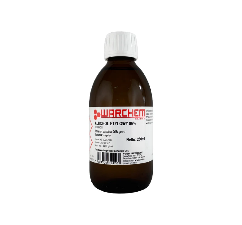 ETHYL ALKOHOL 96% - rein 250ml WARCHEM