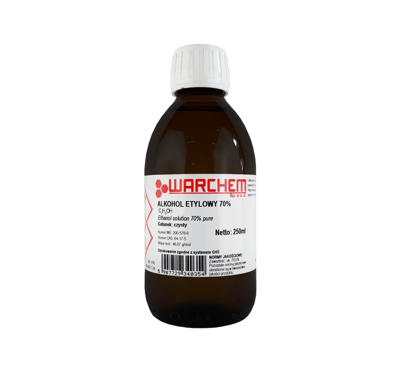 70 % ETHYL ALKOHOL - rein 250ml WARCHEM