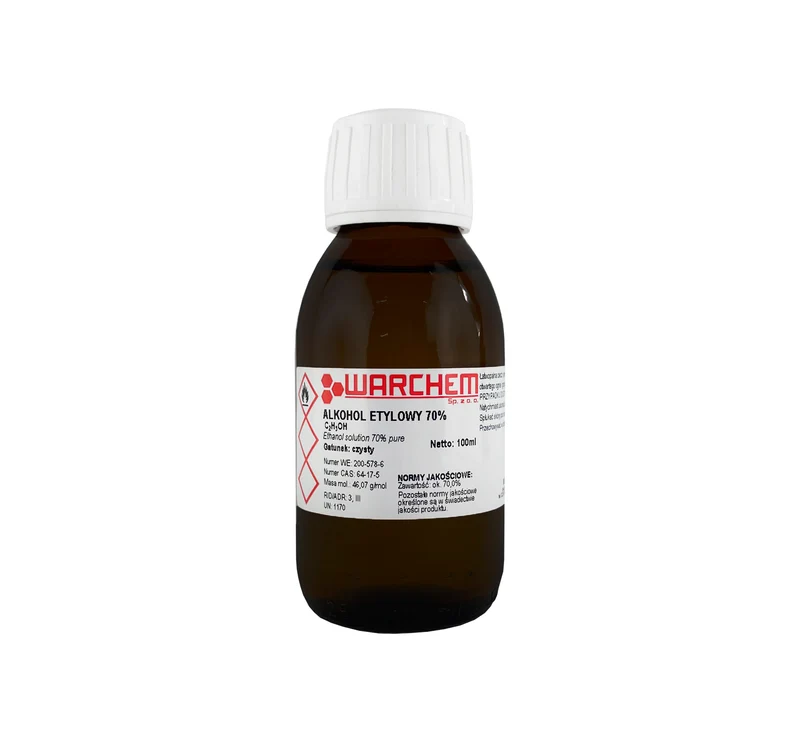 70 % ETHYL ALKOHOL - rein 100ml WARCHEM