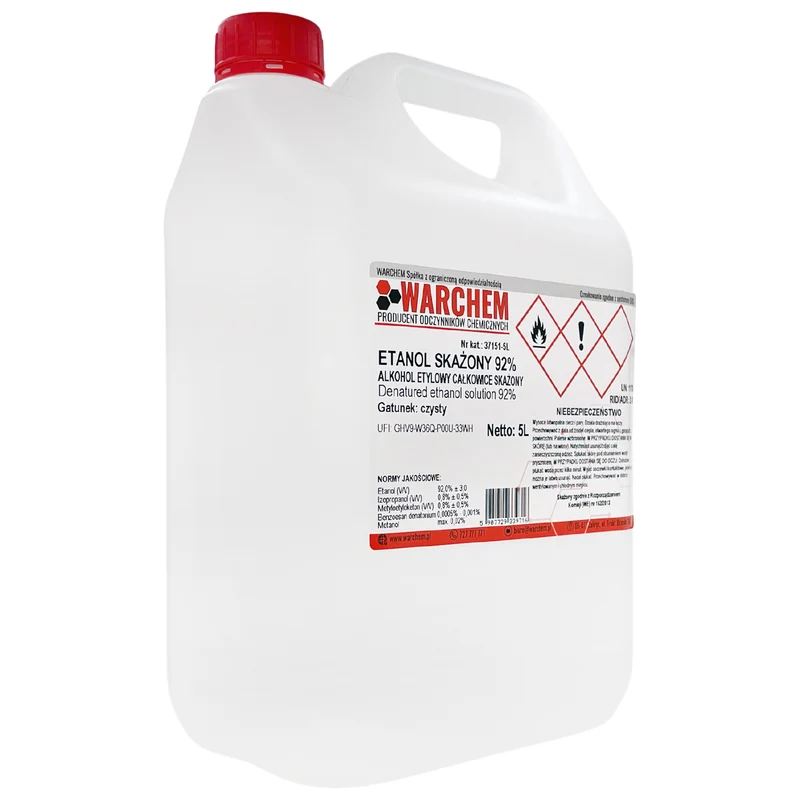 ETANOL-GEHALT 92% - rein 5L WARCHEM
