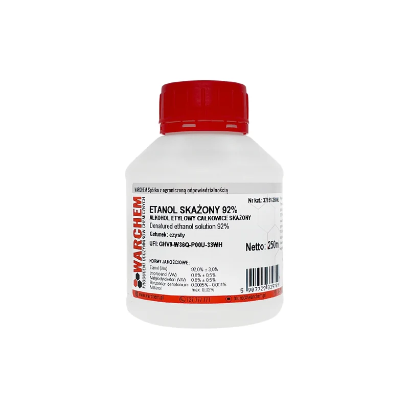 ETANOL ENTHALTEN 92% - rein 250ml WARCHEM
