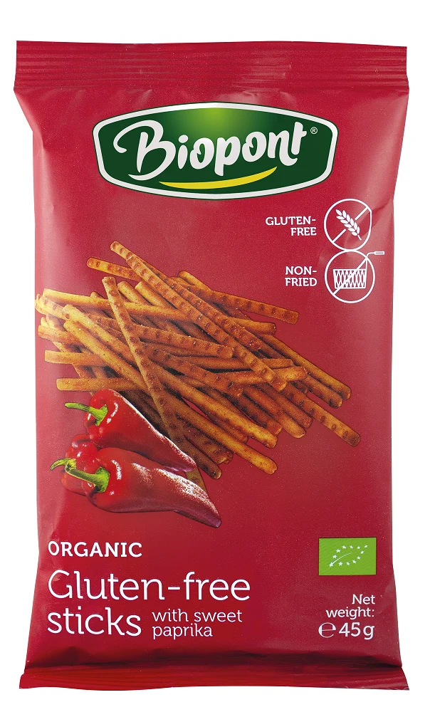 Bâtons de poivre sans gluten BIO 45 g - BIOPONT