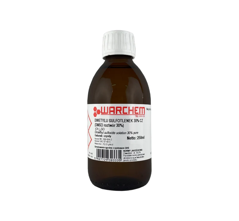 DIMETYL SULPHOTLENE (DMSO) 30% - rein 250ml WARCHEM