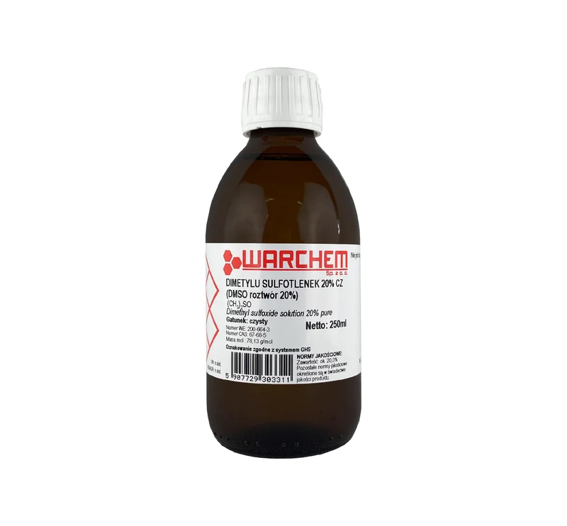 DIMETHYL SULPHOTLENE (DMSO) 20% - rein 250ml WARCHEM