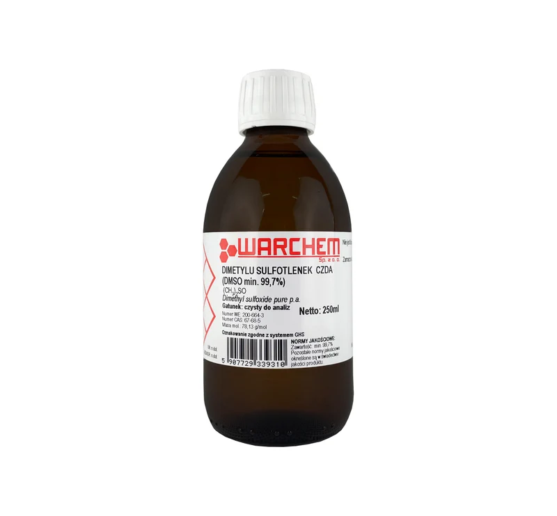 DIMETHYL SULPHOTLENE (DMSO) 99,7% - CZDA 250ml WARCHEM