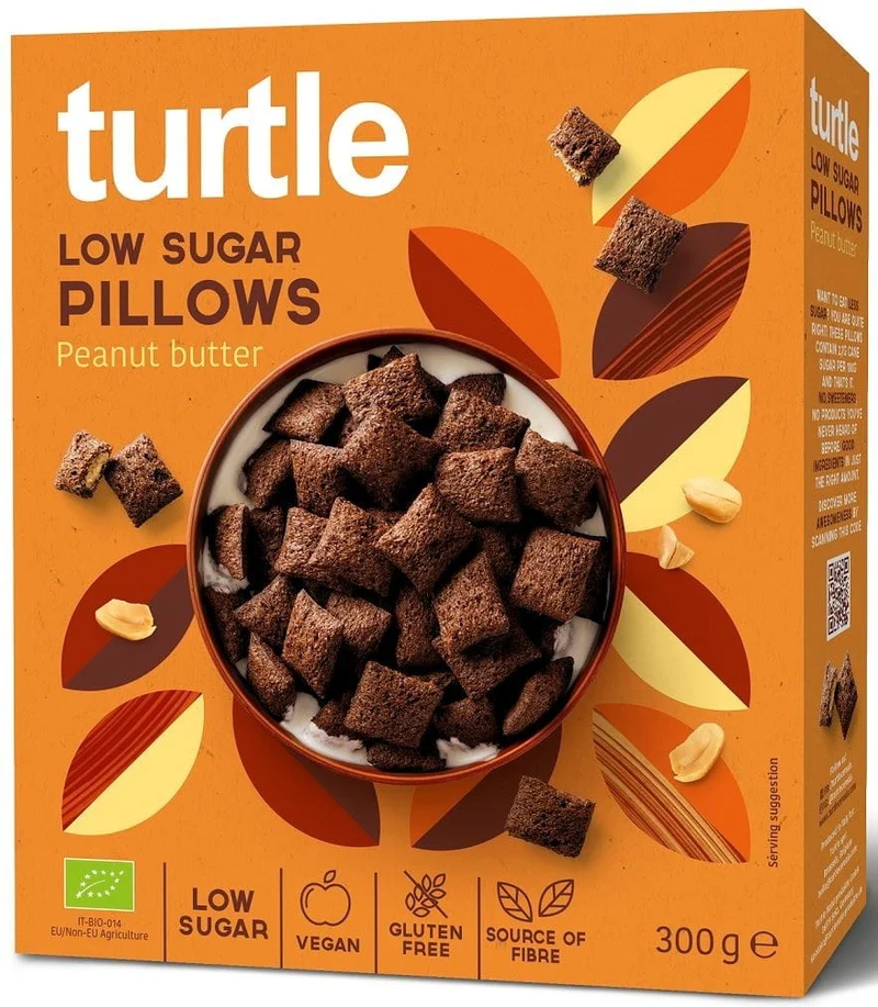 GETREIDETÖPFCHEN MIT HONIG-NUSS-CREME LOW SUGAR BIO 300 g - TURTLE
