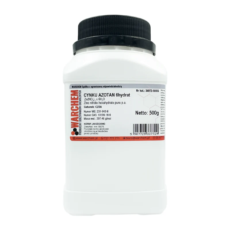 ZINKHYDROXID 6hydrat - CZDA 500g WARCHEM