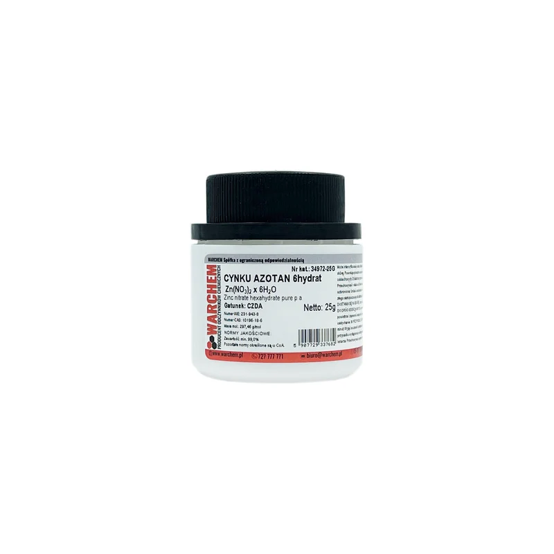 ZINKHYDROXID 6hydrat - CZDA 25g WARCHEM