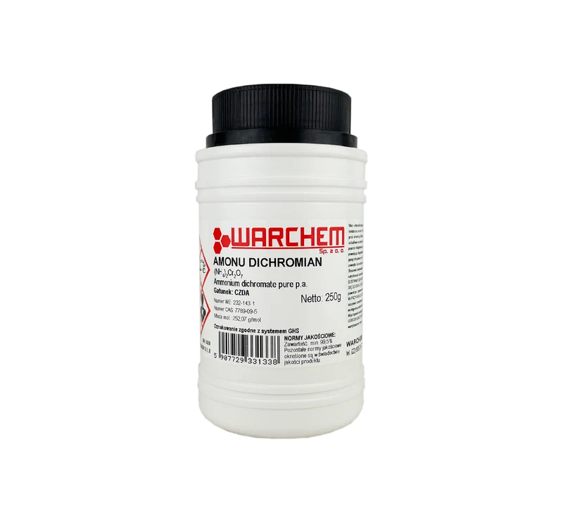 AMONIUM DICHROMAT - CZDA 250g WARCHEM