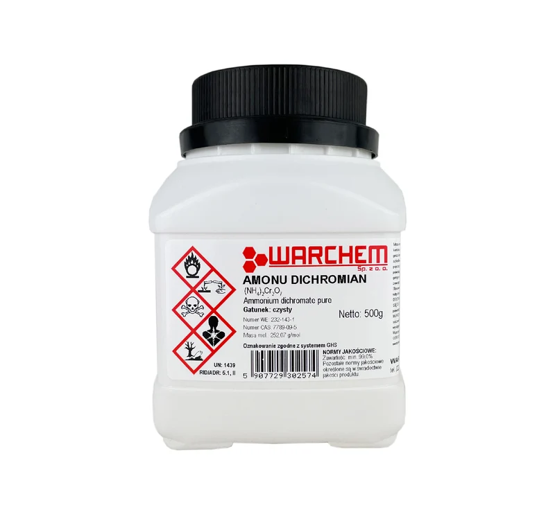 AMONIUM DICHROMAT - rein 500g WARCHEM