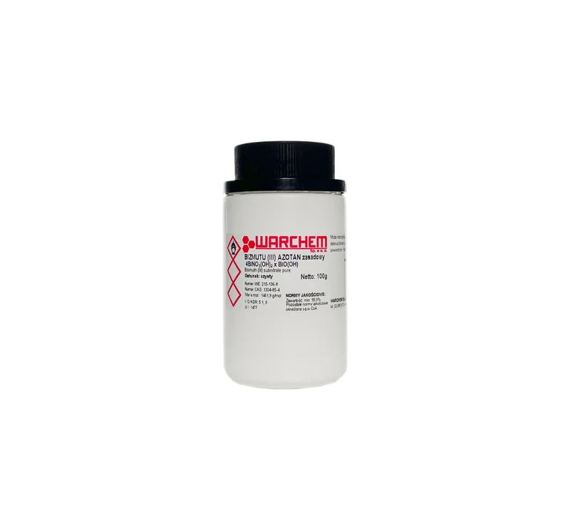 BIZMUTIUM(III)-NITRAT alkalisch - rein 100g WARCHEM
