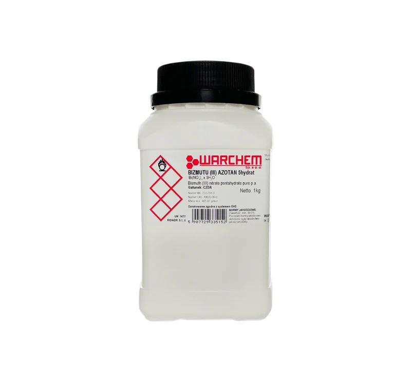 BIZMUTIUM(III)-NITRAT 5-Hydrat - CZDA 1kg WARCHEM