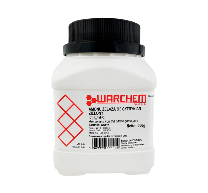 Eisenammoniumcitrat (III) GRÜN - rein 500g WARCHEM