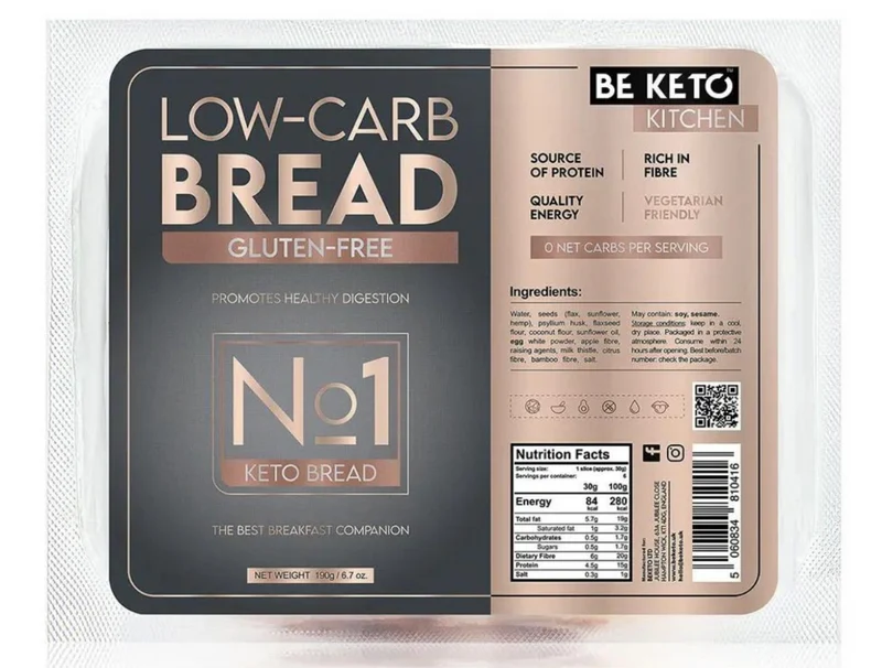 BeKeto Pain sans gluten Keto 190g