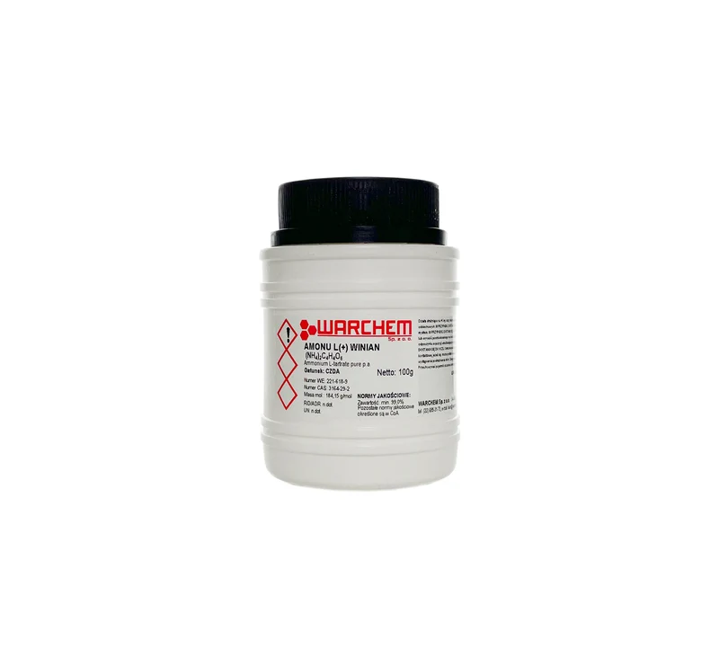 AMmonium TARTARATE - CZDA 100g WARCHEM