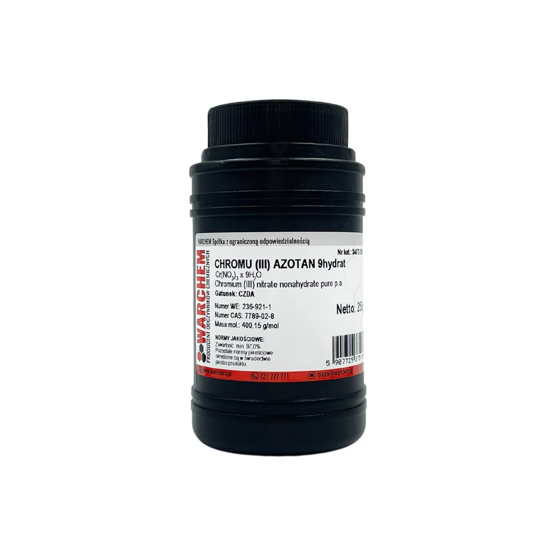 CHROMIUM(III)-NITRAT 9hydrat - CZDA 250g WARCHEM