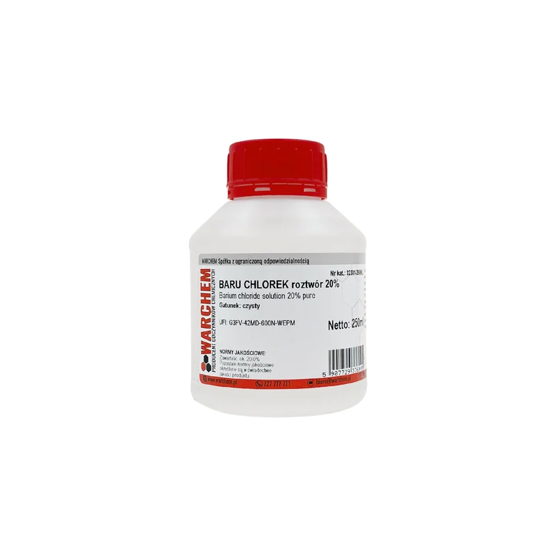 BARIUM CHLORIDE 20% Lösung - rein 250ml WARCHEM