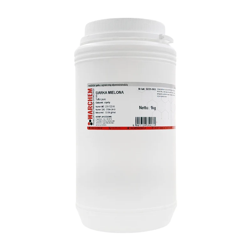 GEMAHLENER SCHWEFEL - REIN 1KG WARCHEM