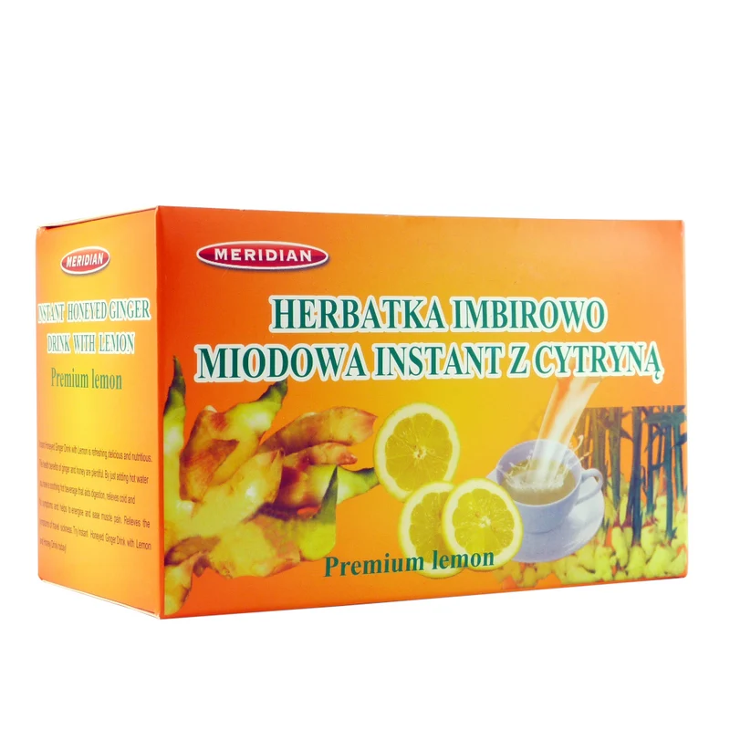 Thé instantané au gingembre et au miel avec du citron 10 sachets *18g MERIDIAN