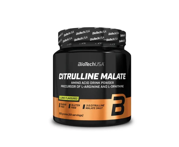 BioTech USA Citrullin Malat 300g Limettengeschmack