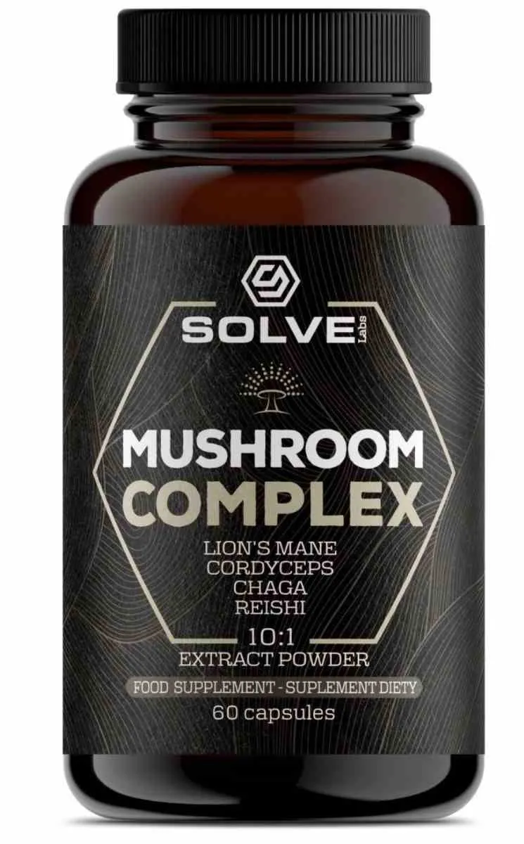 SolveLabs Pilz-Komplex 60 Kapseln