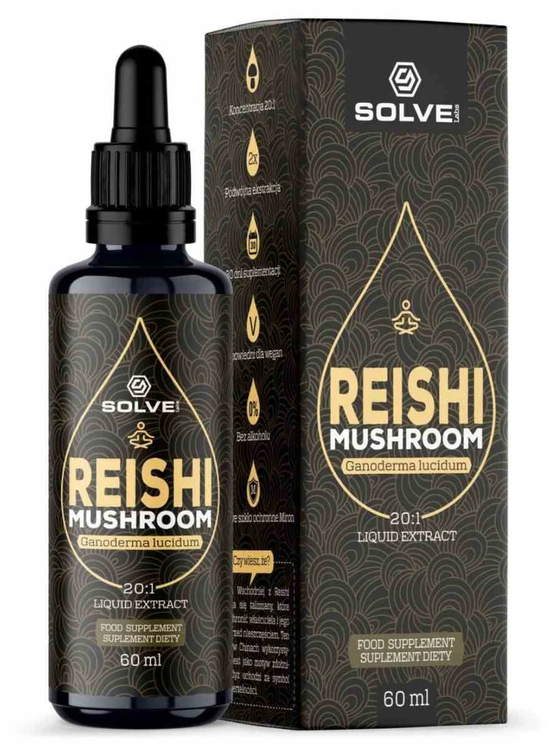 SolveLabs Ganoderma lucidum (Reishi) Tropfen 60 ml