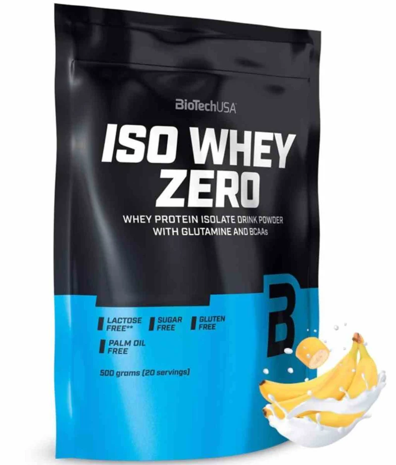 BioTech USA Iso-Molke 500g laktosefrei mit Bananengeschmack
