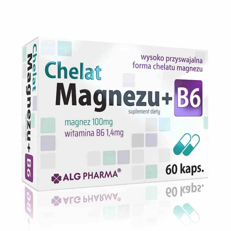 Alg Pharma Magnesium Chelat + B6 60 Kapseln