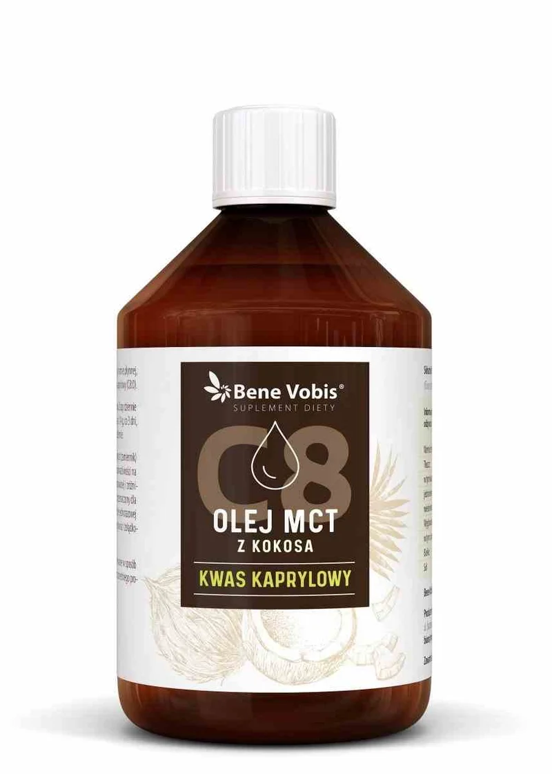 Bene Vobis MCT-Öl aus Kokosnuss Caprylsäure 500ml