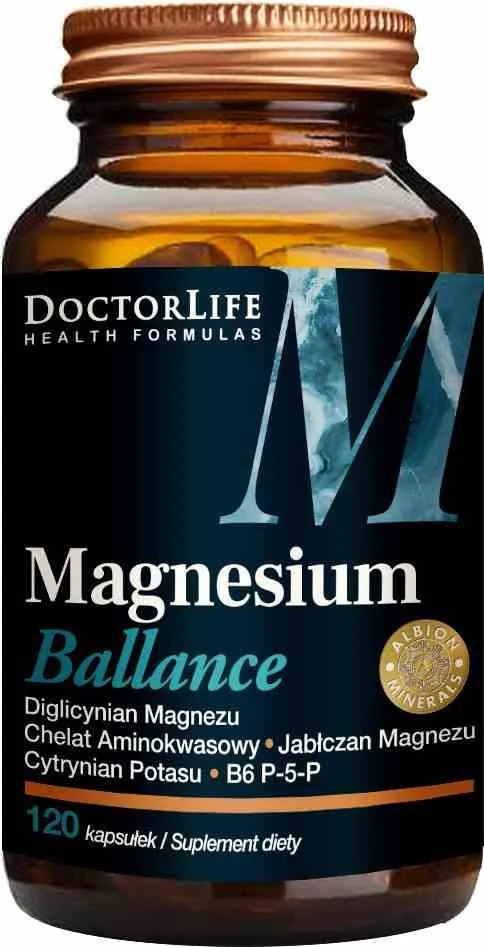 Doctor Life Magnesium Ballance Citrat+Hydroxybutyrat+B6 120 Kapseln
