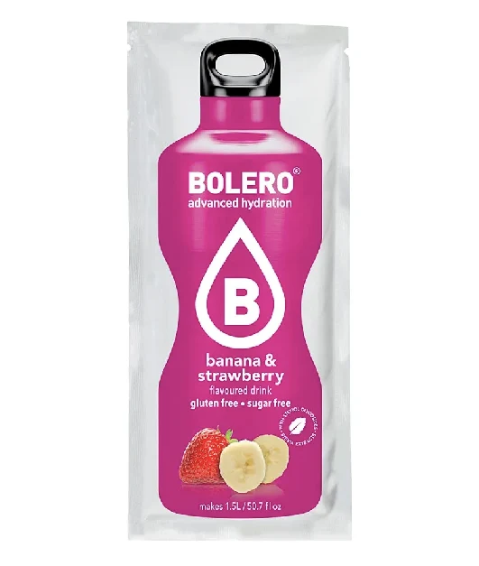 Bolero Boisson Instantanée Banane & Fraise 9g