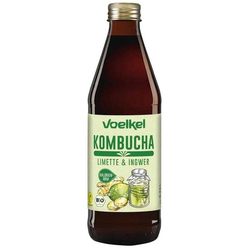 Kombucha Limette-Ingwer BIO 330 ml