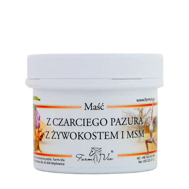 FarmVix Pommade à la griffe du diable avec résinoïde et MSM 150ml