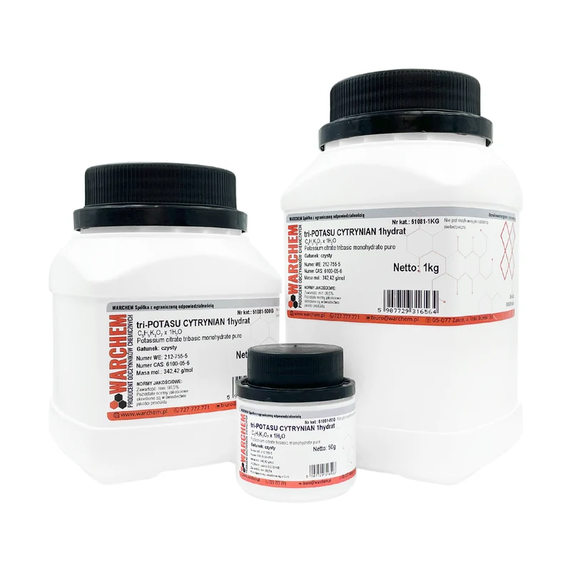POTASSIUM CITRATE 1hydrate - rein 50g WARCHEM