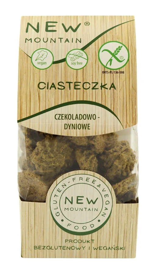 GLUTENFREIE SCHOKOLADE- & PUMP-KUCHEN 220 g - NEW MOUNTAIN