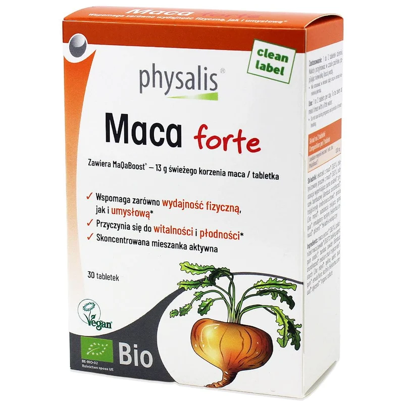 MACA FORTE BIO 30 TABLETTEN - PHYSALIS