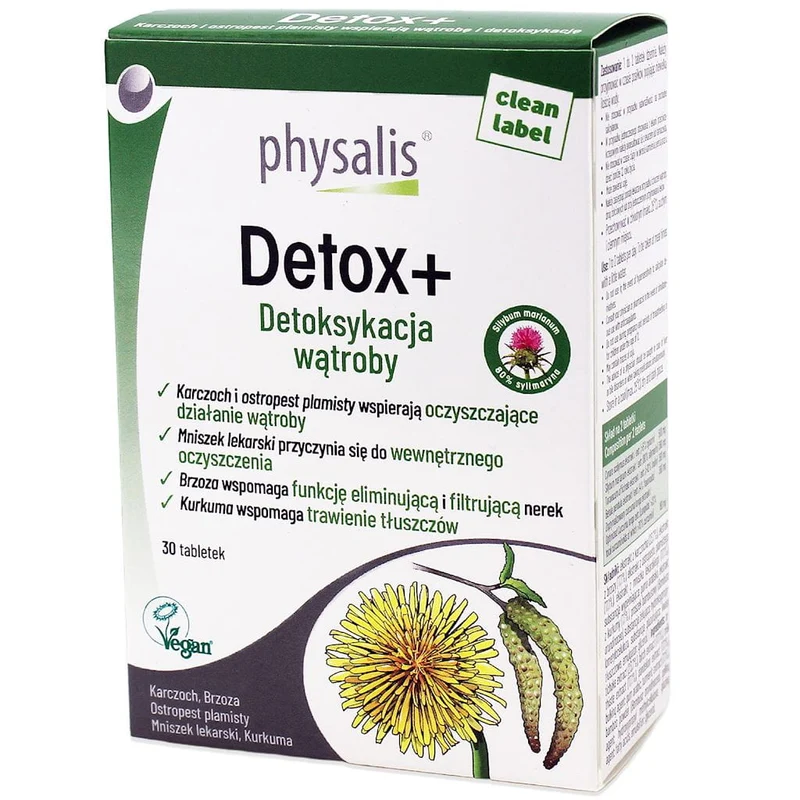 LIBERARY DETOXICATION TABLETS 30 pcs. - PHYSALIS