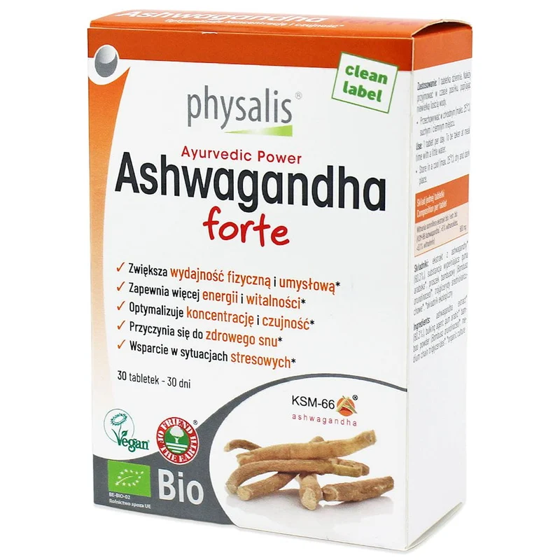 ASHWAGANDHA FORTE BIO 30 COMPRIMÉS - PHYSALIS