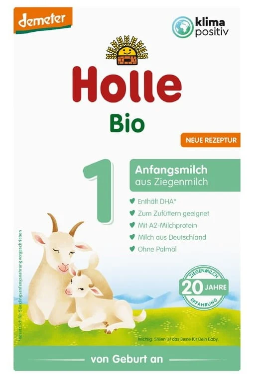 ZIEGENMILCH FÜR BABYS NACH 6 MONATEN BIO 400 g - HOLLE