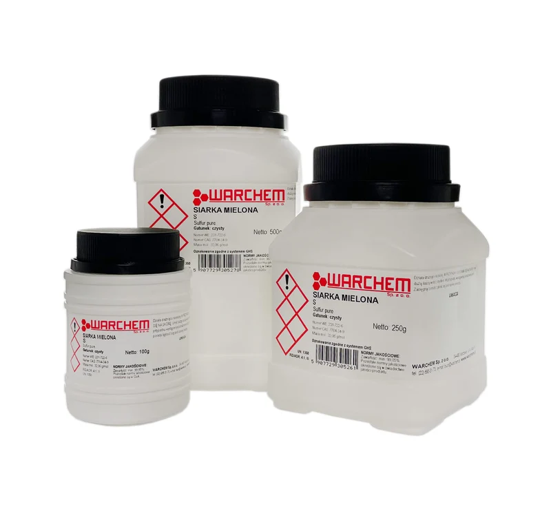 GEMAHLENER SCHWEFEL - REIN 1KG WARCHEM