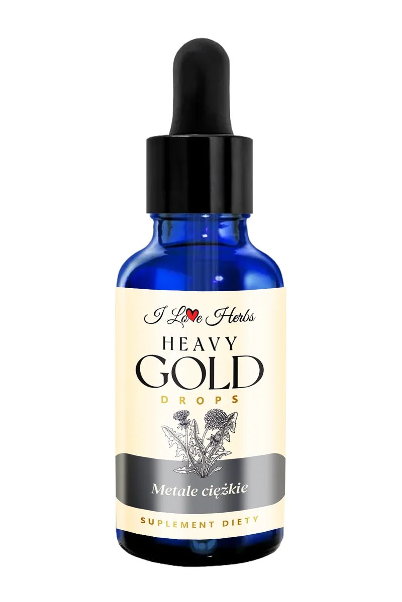 I LOVE HERRBS - Gouttes d'or métaux lourds (50 ml)