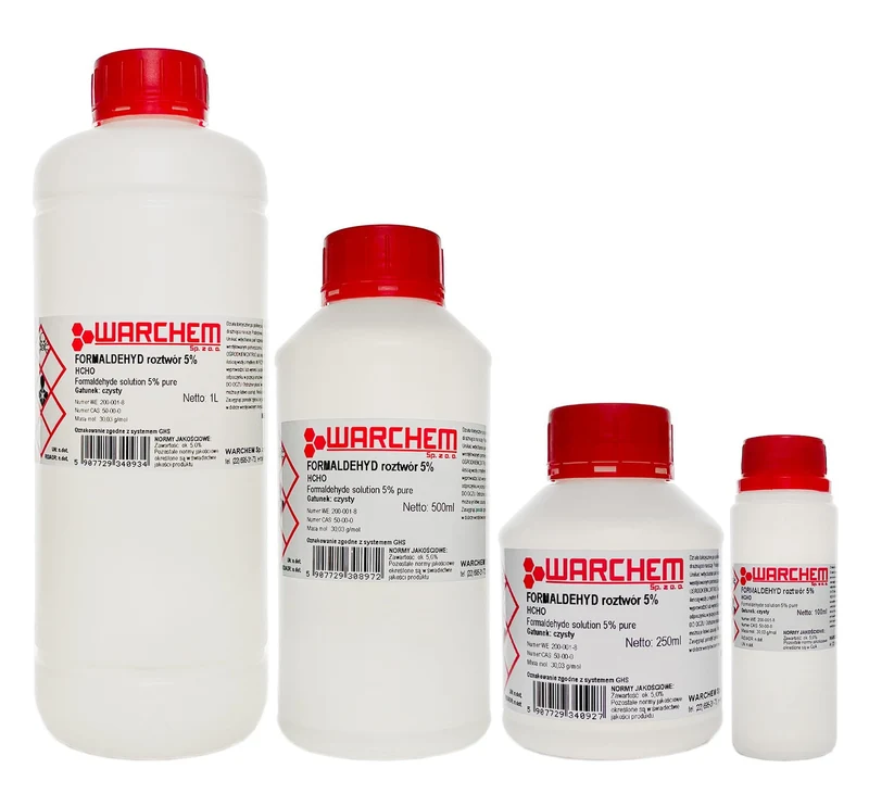 FORMALDEHYD 5 % Lösung - rein 500 ml WARCHEM