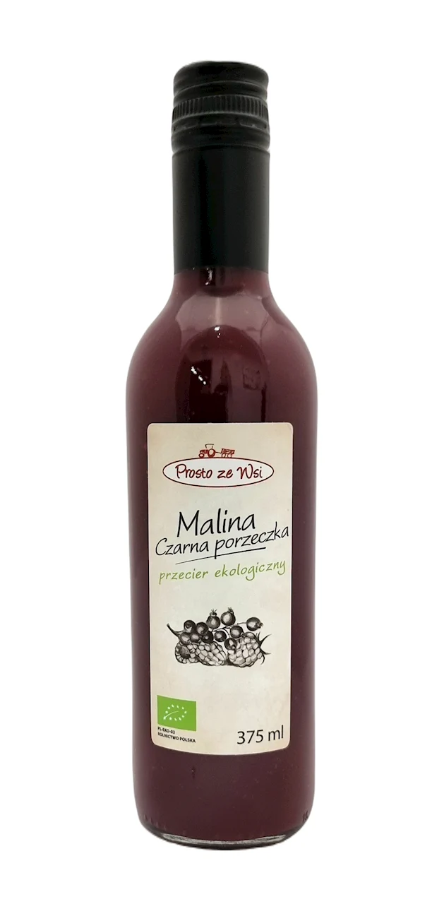 ROSE-RAISIN-Schwarze Johannisbeere Saft BIO 375 ml - PROSTO ZE WSI