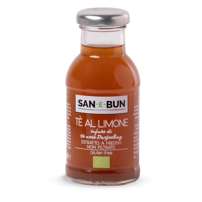 GLUTENFREIES KRÄUTERGETRÄNK MIT ZITRONE BIO 200 ml - SAN E BUN